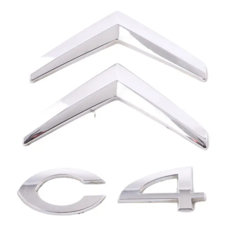 Citroen C4 Tailgate Boot Logo Badges Chrome to with Part number 9658479380 Citroen C4 Tailgate Boot Logo Badges Chrome - SKU 9658479380 - Part number 9658479380