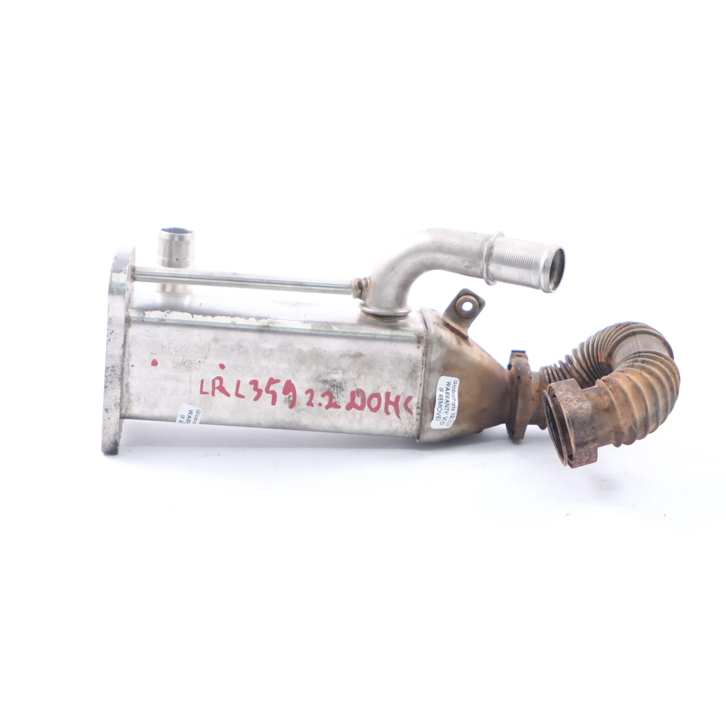Land Rover Freelander 2 L359 2.2 Motor Válvula EGR Enfriador escape 9658570280