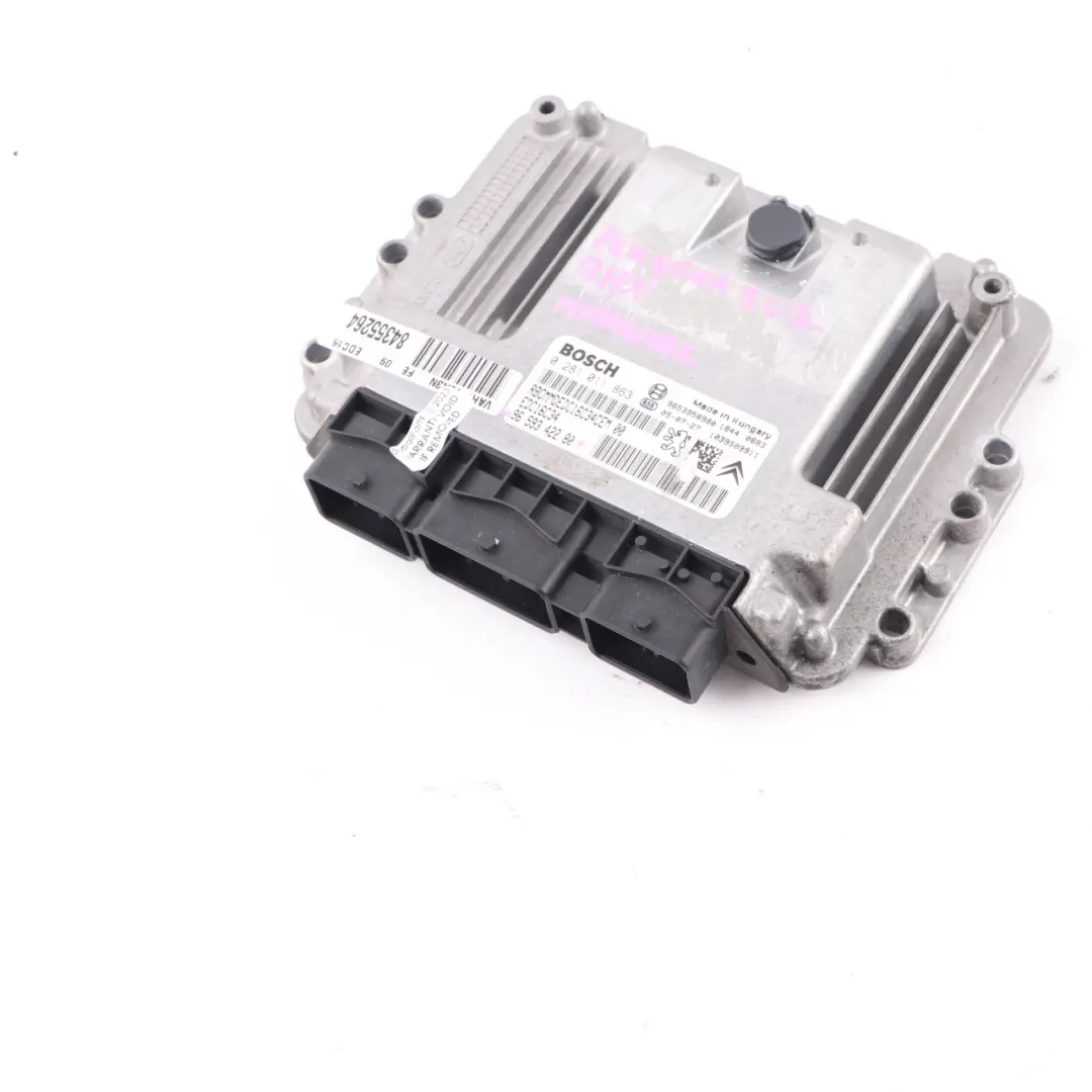 9HX 1.6 Diesel Engine Control Unit ECU Module Manual to Peugeot 307 with Part number 9659342280 Peugeot 307 9HX 1.6 Diesel Engine Control Unit ECU Module Manual - SKU 9659342280 - Part number 9659342280