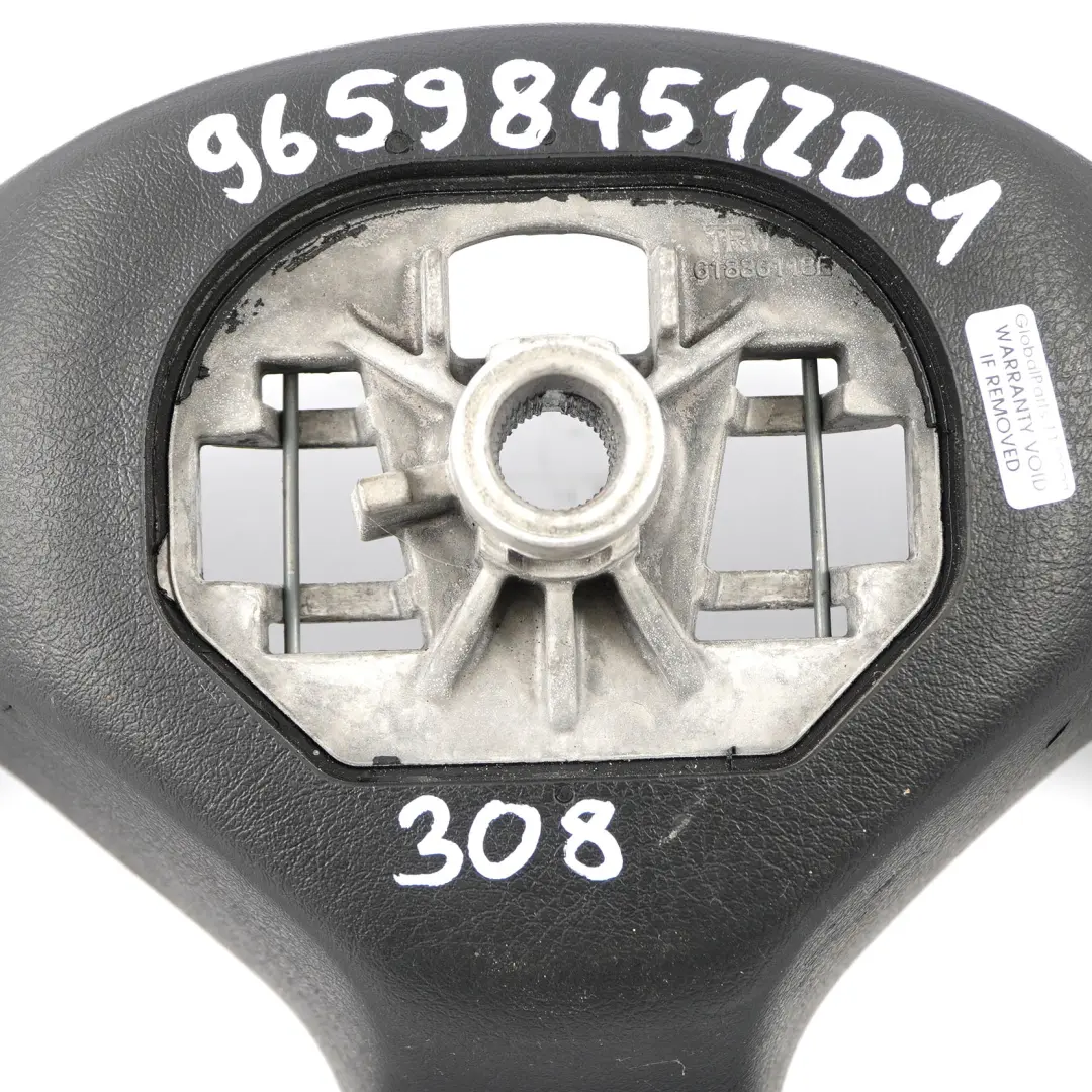 Peugeot 308 Lenkrad NEU Schwarz Leder - SKU 96598451ZD-1 - Teilenummer 96598451ZD