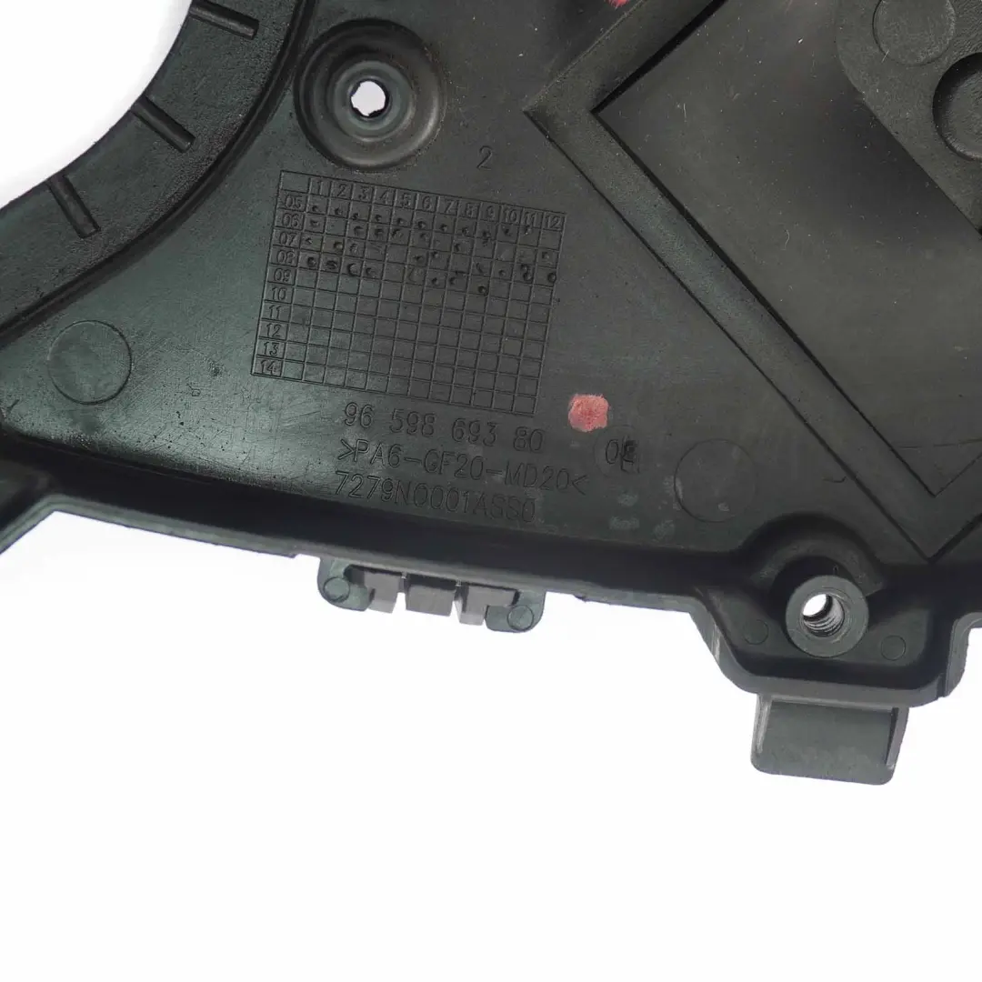 Coperchio della scatola distribuzione superiore per Peugeot 207 1.6 HDI con numero di parte 9659869380 Peugeot 207 1.6 HDI Coperchio della scatola distribuzione superiore - SKU 9659869380 - Numero di parte 9659869380