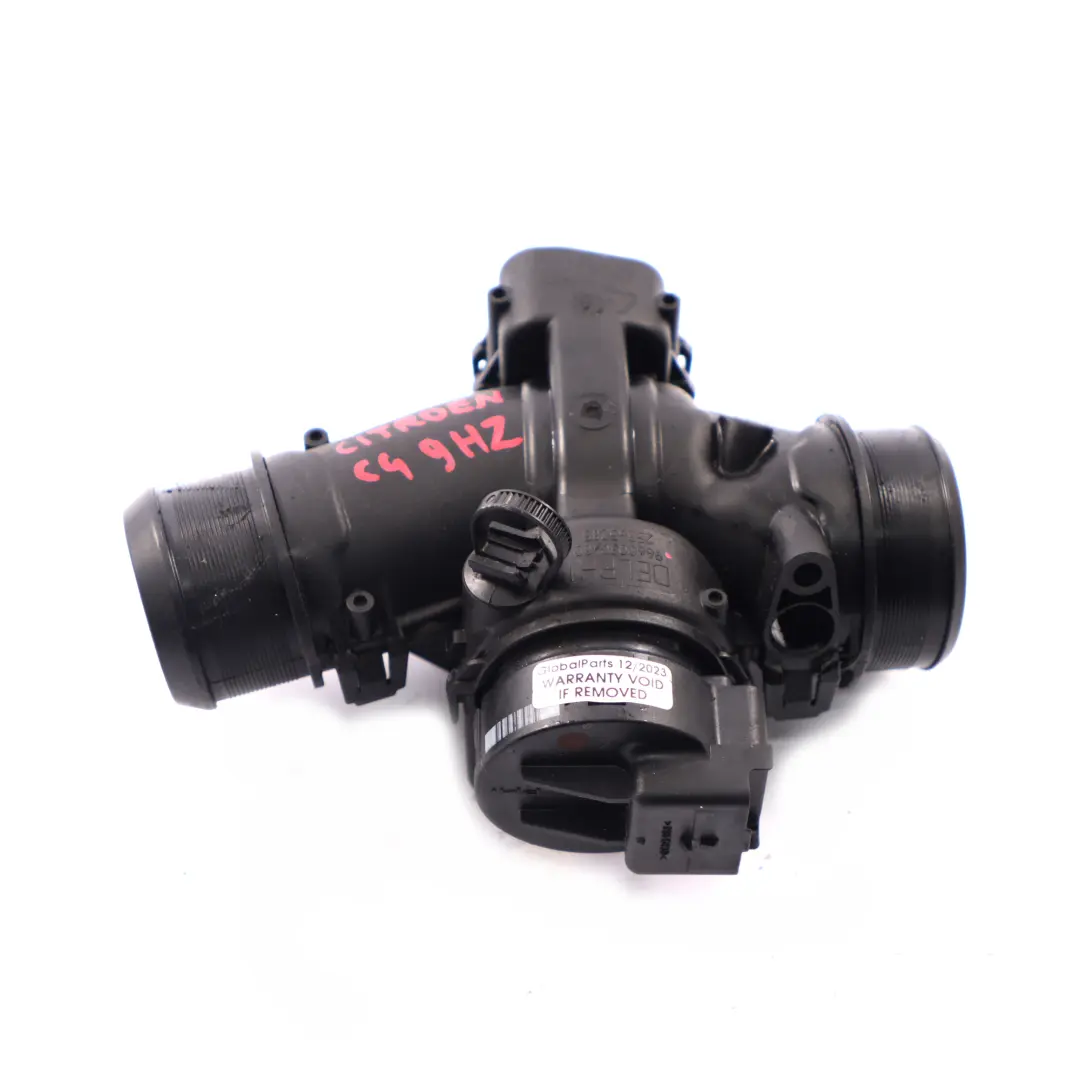 Citroen C4 1.6 HDI Diesel Drossel klappen gehäuse Ventil für Peugeot 307 mit Teilenummer 9660030480 Peugeot 307 Citroen C4 1.6 HDI Diesel Drossel klappen gehäuse Ventil - SKU 9660030480 - Teilenummer 9660030480