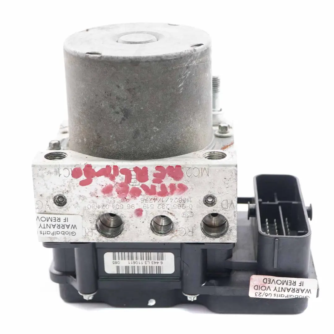Citroen Berlingo 1.6 HDI Pompe frein Module ABS Unité hydraulique pour à propos du numéro de pièce 9660107180 Citroen Berlingo 1.6 HDI Pompe frein Module ABS Unité hydraulique - SKU 9660107180 - Numéro de pièce 9660107180