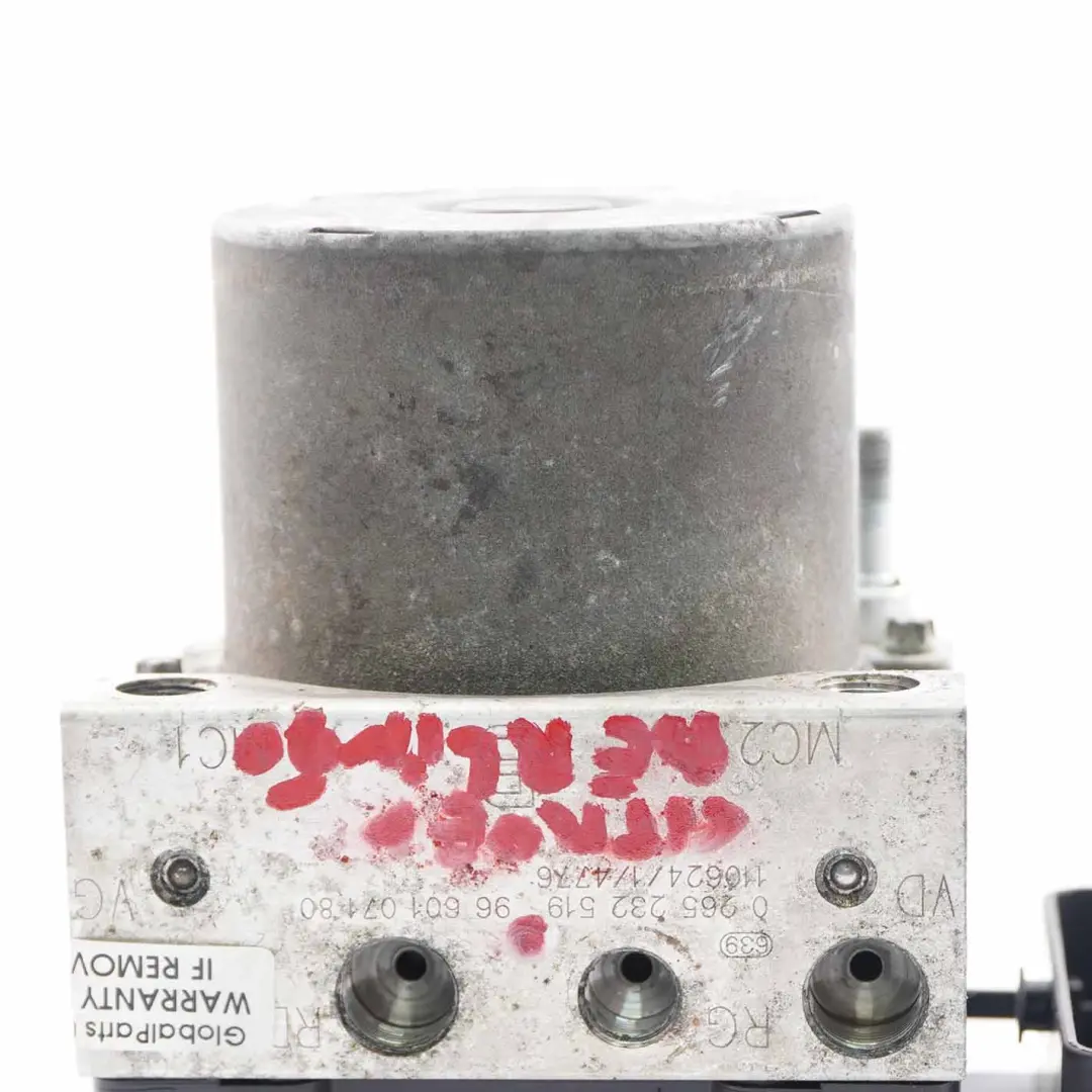  Citroen Berlingo 1.6 HDI Brake Pump ABS Module Hydraulic Control Unit - SKU 9660107180 - Part number 9660107180