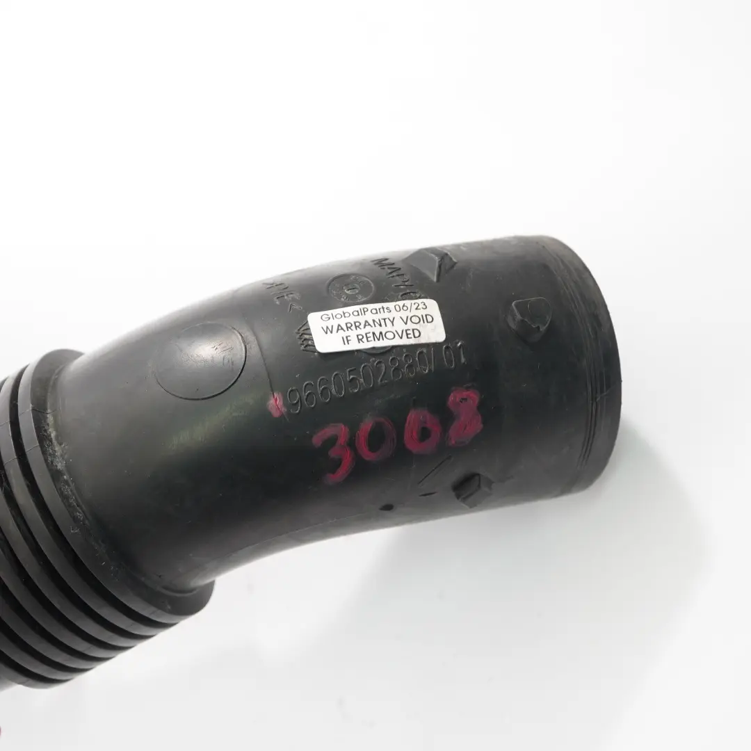 Citroen Berlingo Peugeot 3008 1.6 HDI Air Intake Pipe Hose Tube to with Part number 9660502880 Citroen Berlingo Peugeot 3008 1.6 HDI Air Intake Pipe Hose Tube - SKU 9660502880 - Part number 9660502880