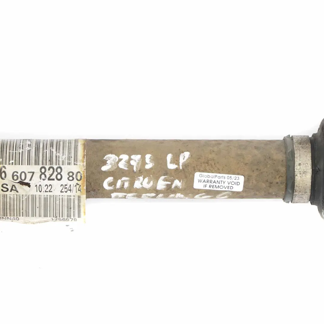  Citroen Berlingo B9 Drive Shaft Output Shaft Front Axle Right O/S - SKU 9660782880 - Part number 9660782880
