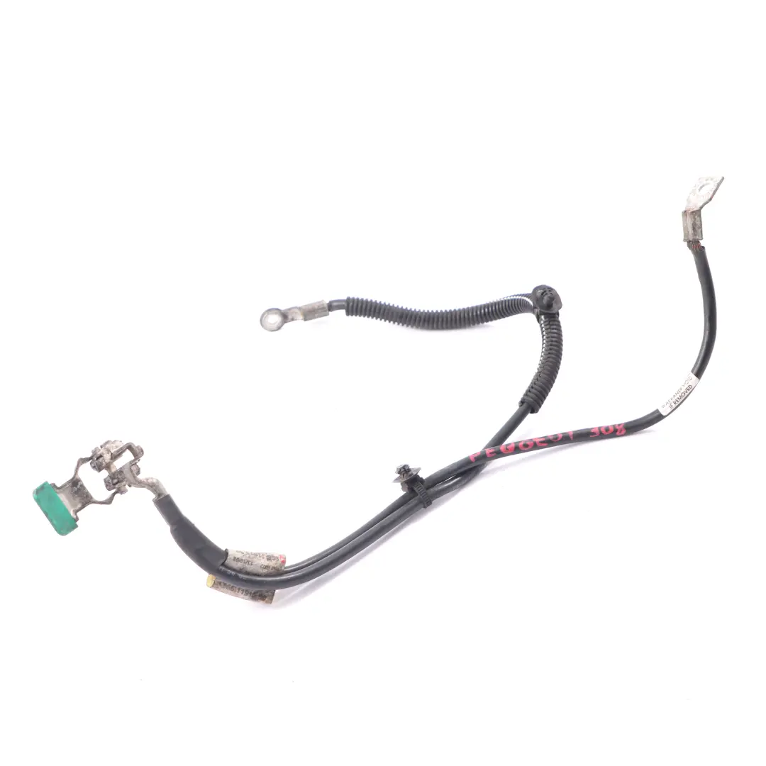 Peugeot 308 Citroen Berlingo Negative Battery Terminal Cable Wiring - SKU 9661191580 - Part number 9661191580