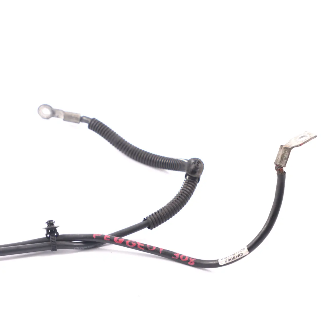 Peugeot 308 Citroën Berlingo Câble de borne négative de la batterie - SKU 9661191580 - Numéro de pièce 9661191580
