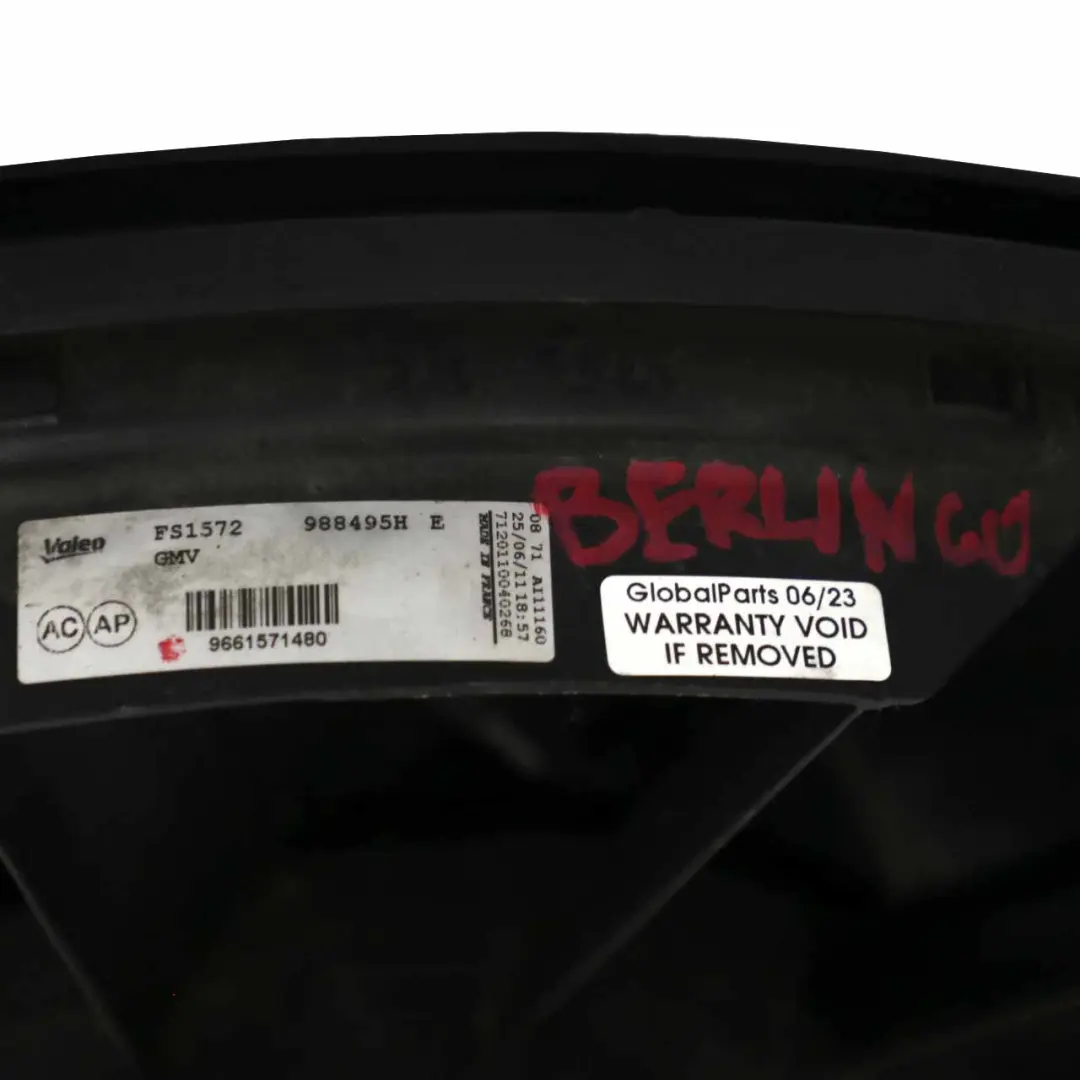  Citroen Berlingo Wiatrak Chłodnicy - SKU 9661571480 - Numer Części 9661571480