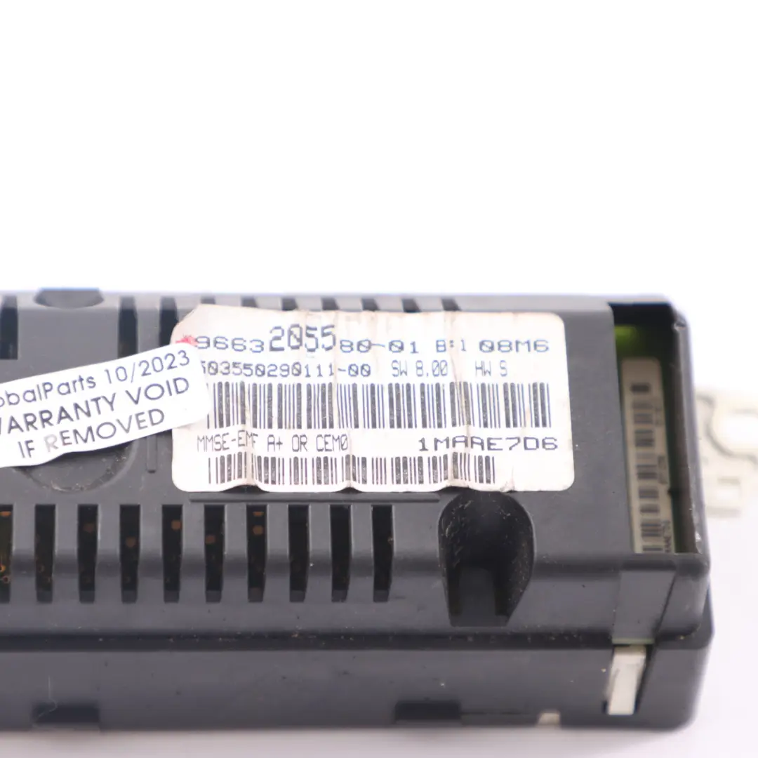Peugeot 207 Display Screen Dashboard Multifunction Monitor Unit - SKU 9663205580 - Part number 9663205580