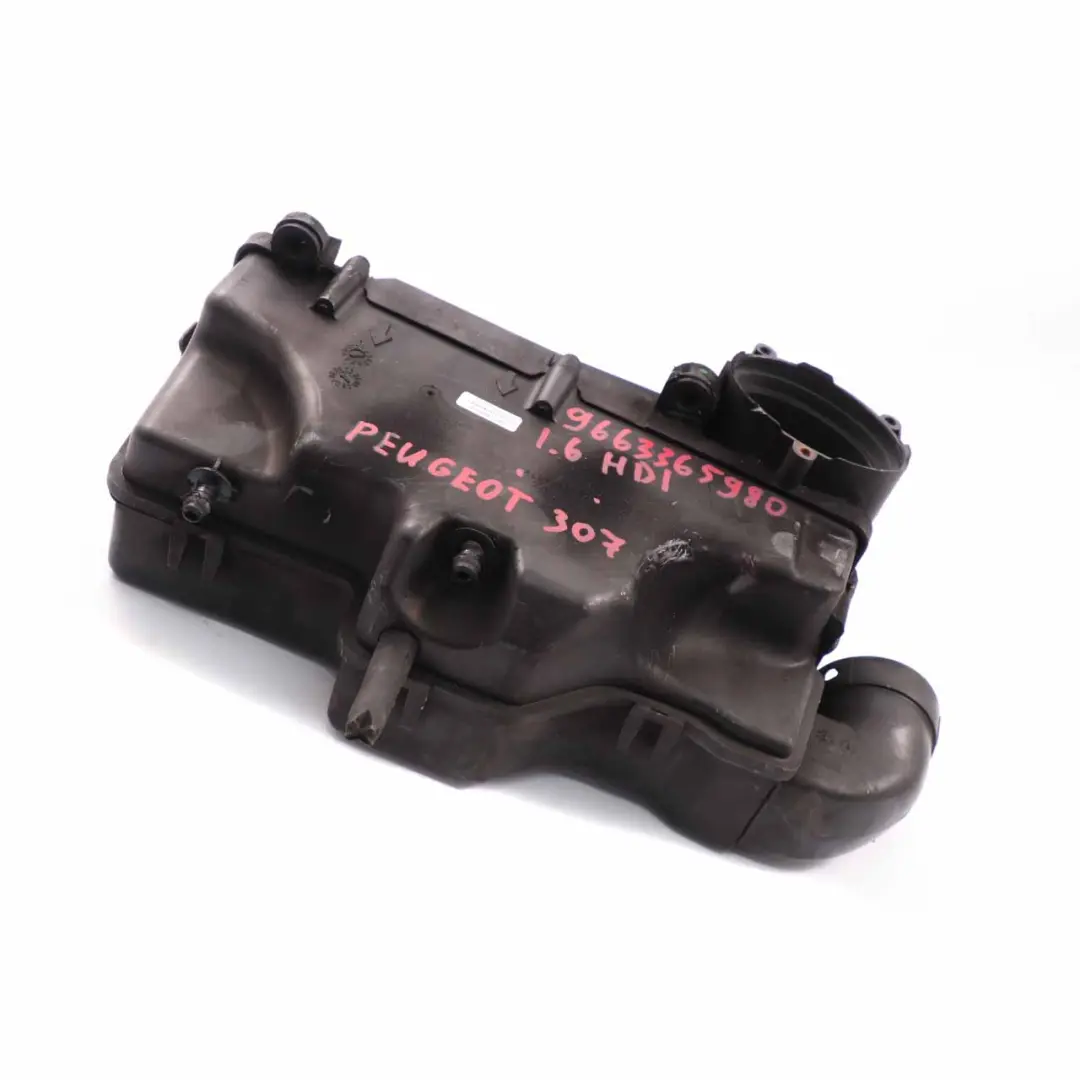 Peugeot 307 1.6 HDI Ansaug Luftfilter Schalldämpfer Box Gehäuse - SKU 9663365980 - Teilenummer 9663365980