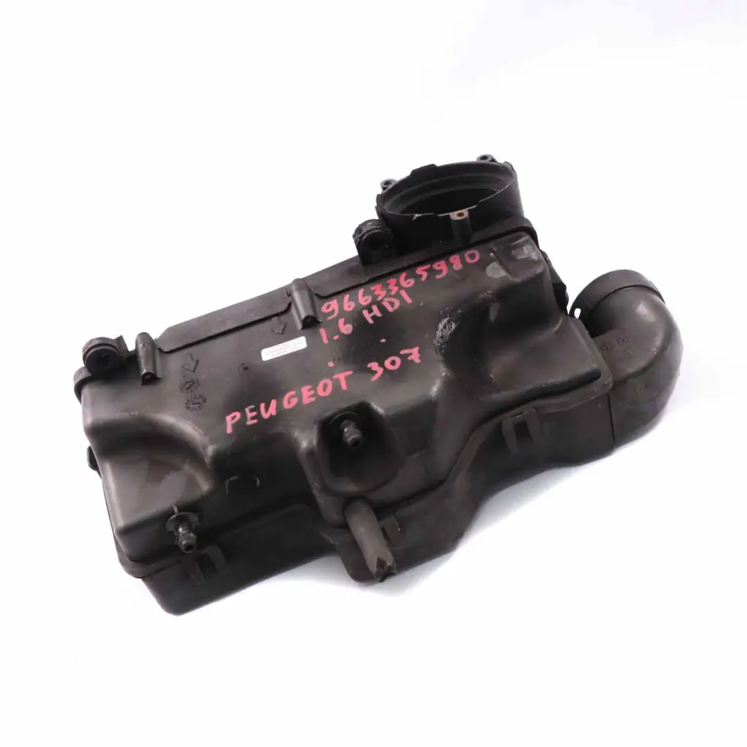 Silenziatore Aspirazione Filtro Aria Marmitta per Peugeot 307 1.6 HDI con numero di parte 9663365980 Peugeot 307 1.6 HDI Silenziatore Aspirazione Filtro Aria Marmitta - SKU 9663365980 - Numero di parte 9663365980