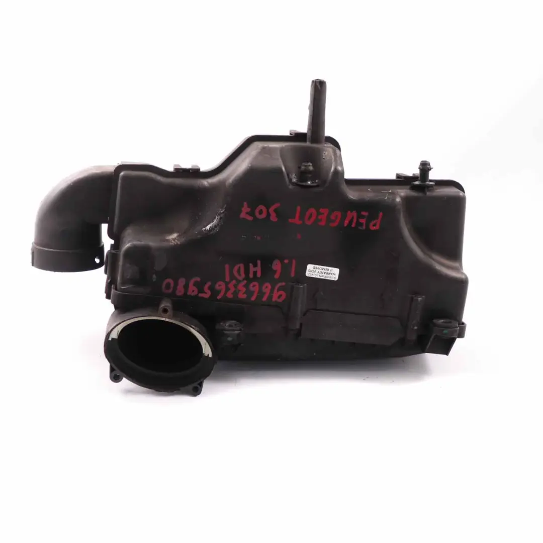 Peugeot 307 1.6 HDI Silenziatore Aspirazione Filtro Aria Marmitta - SKU 9663365980 - Numero di parte 9663365980
