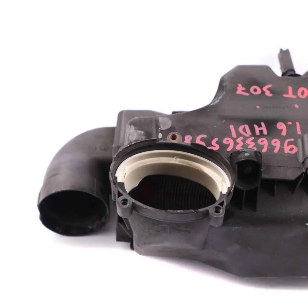 Peugeot 307 1.6 HDI Intake Silencer Air Filter Muffler Box Housing - SKU 9663365980 - Part number 9663365980