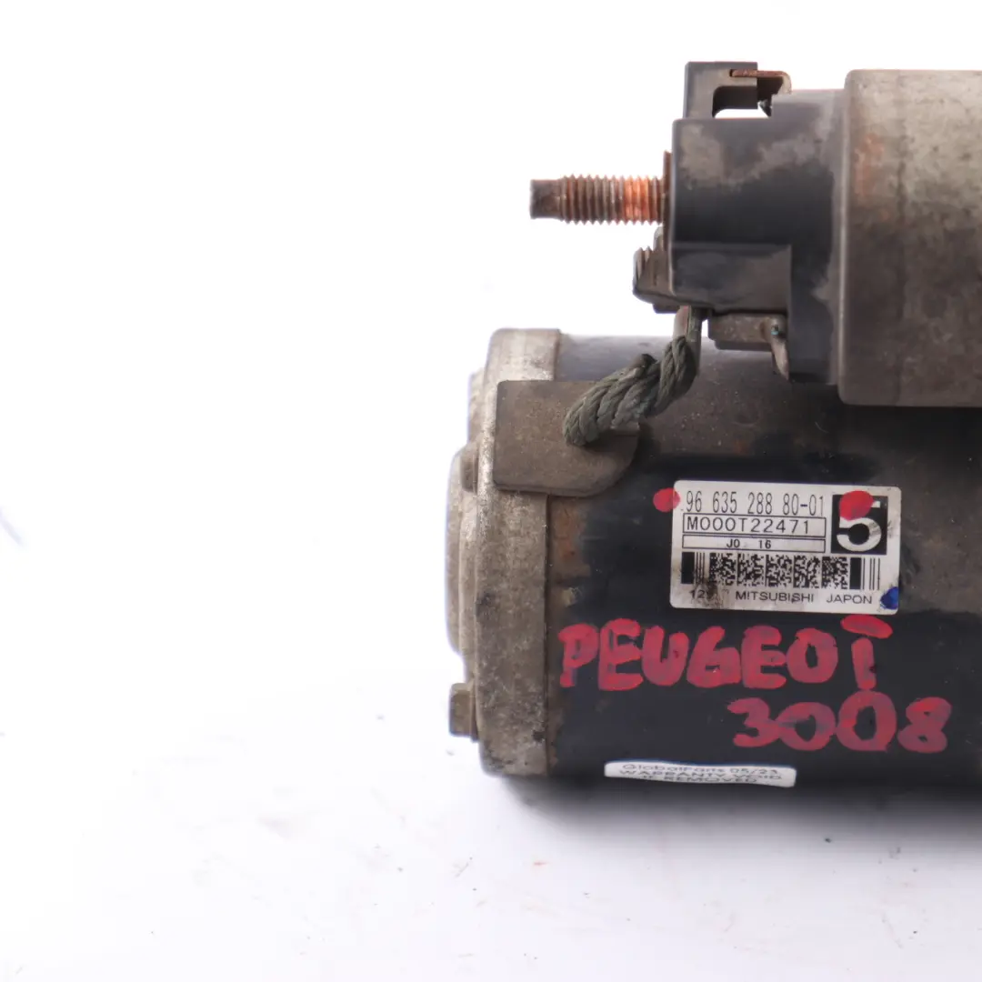 Citroen C4 Peugeot 3008 Démarreur Moteur Diesel pour à propos du numéro de pièce 9663528880 Citroen C4 Peugeot 3008 Démarreur Moteur Diesel - SKU 9663528880 - Numéro de pièce 9663528880