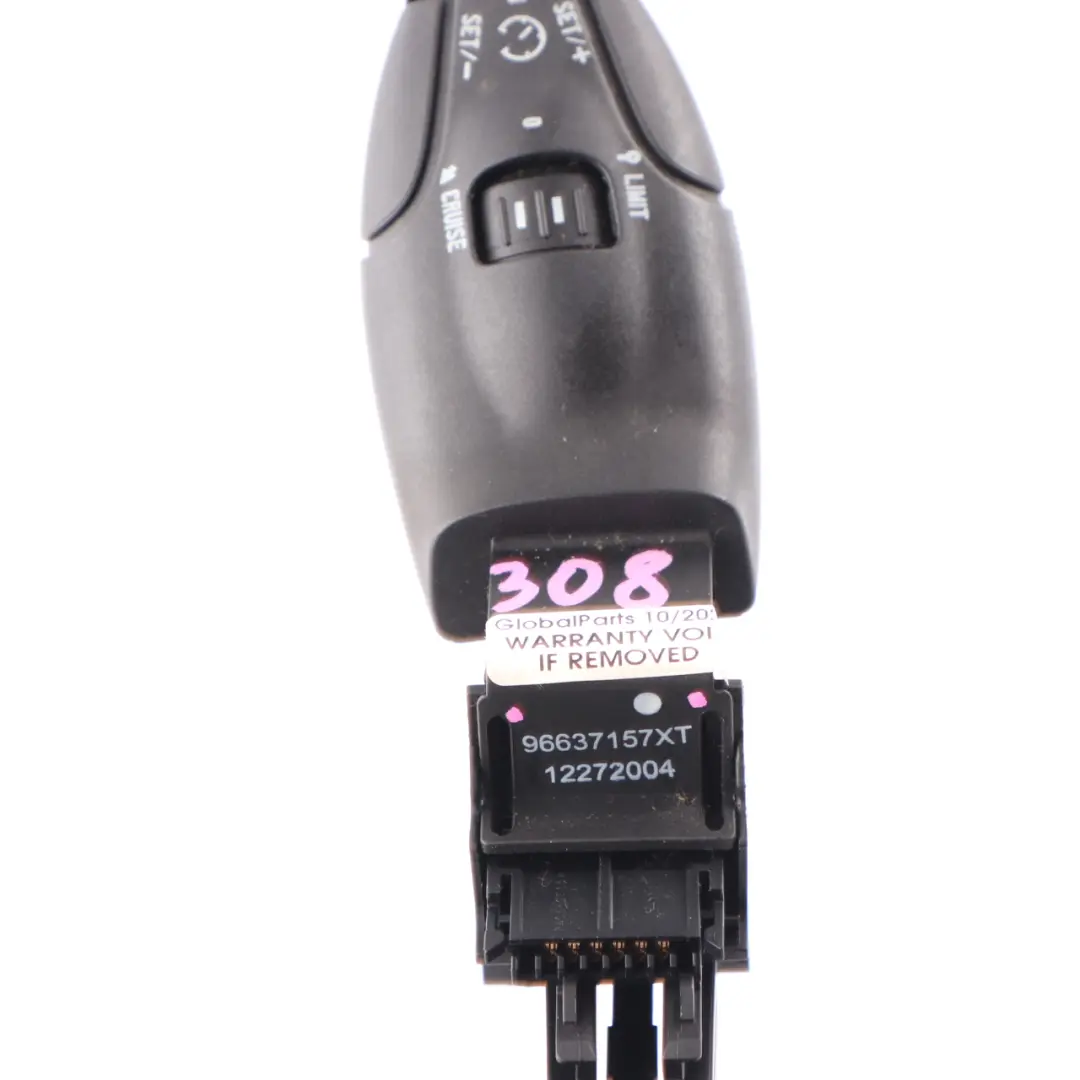 Peugeot 308 Cruise Control Limiter Switch Control Arm Unit - SKU 96637157XT - Part number 96637157XT