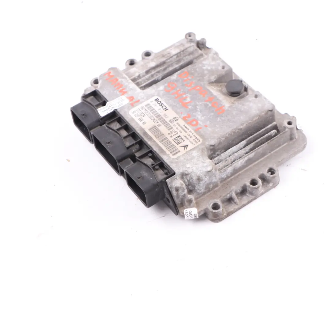 Citroen Dispatch Jumpy 9HM DV6UC 1.6 HDi 90HP Engine Module Unit ECU to with Part number 9663786880 Citroen Dispatch Jumpy 9HM DV6UC 1.6 HDi 90HP Engine Module Unit ECU - SKU 9663786880 - Part number 9663786880