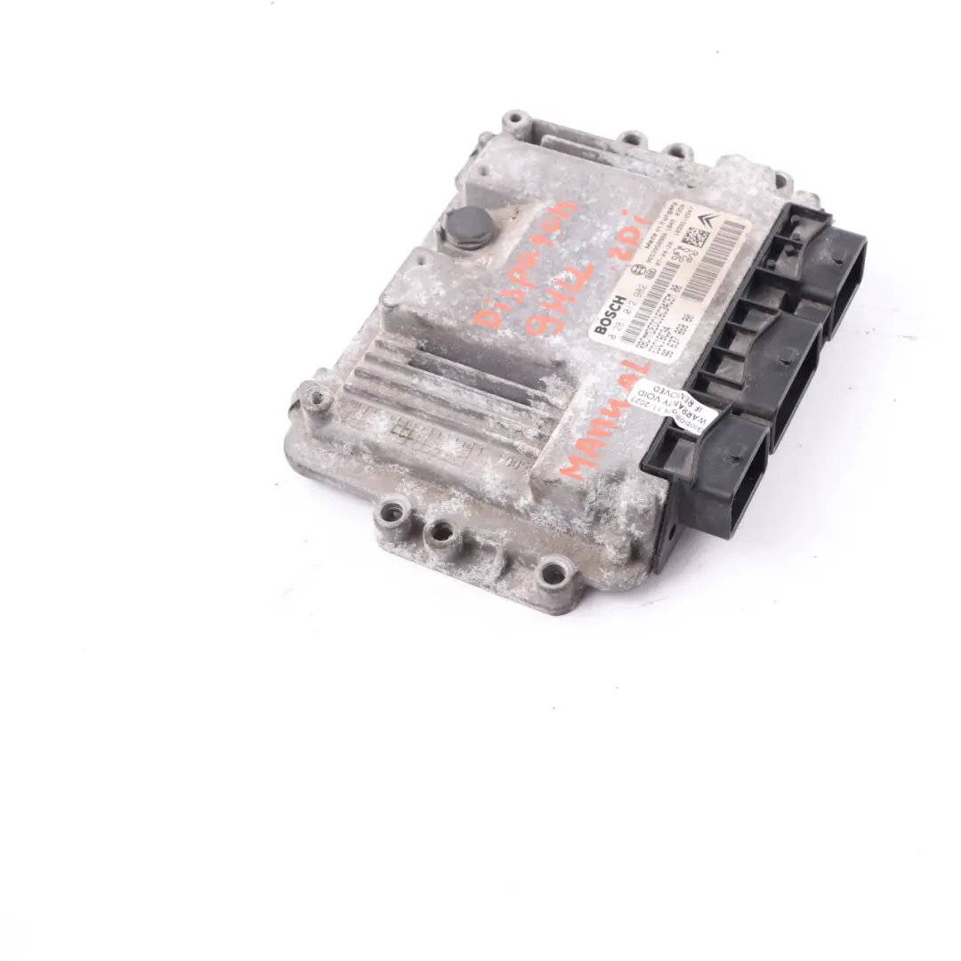 Citroen Dispatch Jumpy 9HM DV6UC 1.6 HDi 90HP Engine Module Unit ECU to with Part number 9663786880 Citroen Dispatch Jumpy 9HM DV6UC 1.6 HDi 90HP Engine Module Unit ECU - SKU 9663786880 - Part number 9663786880