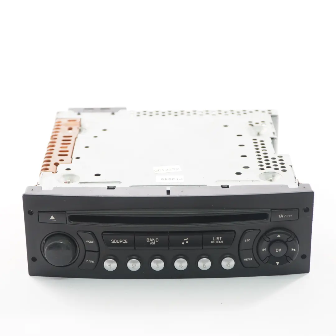 Peugeot 207 Lecteur CD Radio Stereo Audio Unité principale - SKU 96639628XT00 - Numéro de pièce 96639628XT00