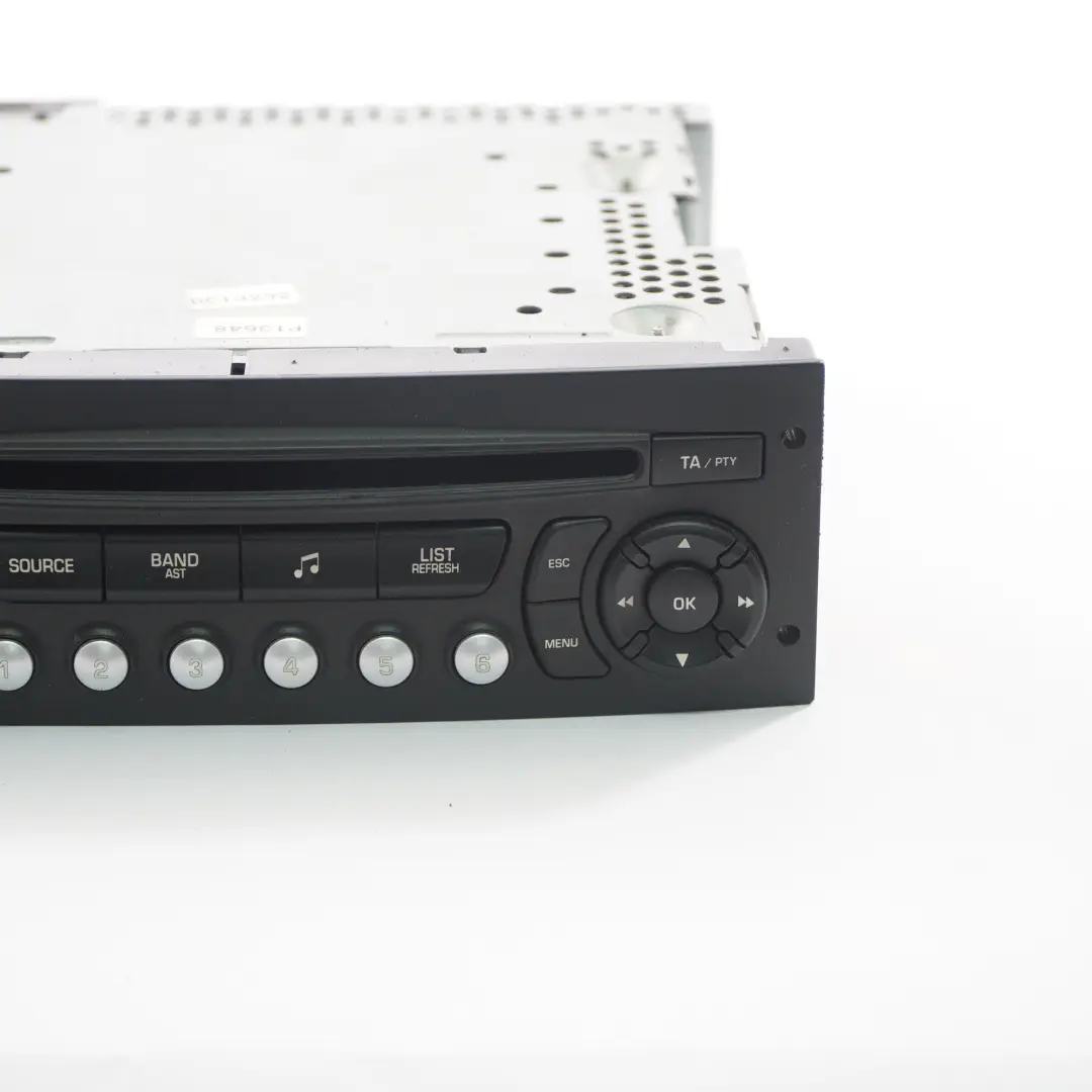 Player Radio Stereo Audio Head Unit to Peugeot 207 CD with Part number 96639628XT00 Peugeot 207 CD Player Radio Stereo Audio Head Unit - SKU 96639628XT00 - Part number 96639628XT00