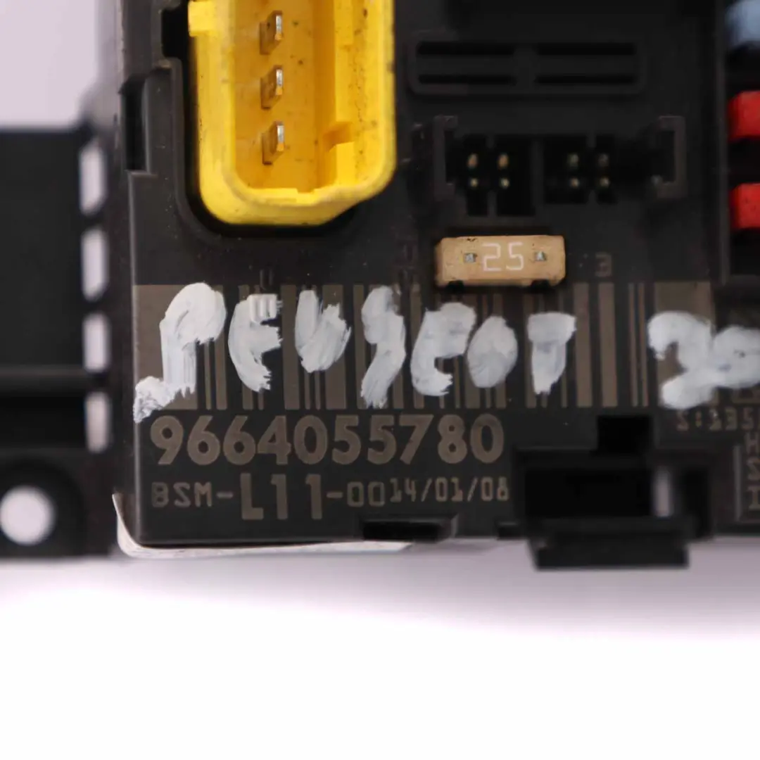 Moduł BSM do Peugeot 307 o numerze 9664055780 Peugeot 307 Moduł BSM - SKU 9664055780 - Numer Części 9664055780