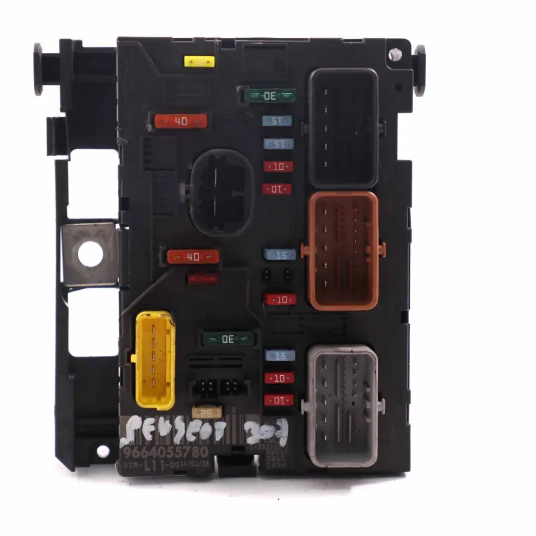 Fuse Box BSM Control Unit Module Peugeot 307 - SKU 9664055780 - Part number 9664055780