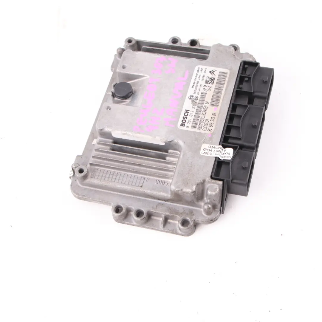 9HZ 1.6 Diesel Engine Control Unit ECU Module Manual to Peugeot 307 SW with Part number 9664257580 Peugeot 307 SW 9HZ 1.6 Diesel Engine Control Unit ECU Module Manual - SKU 9664257580 - Part number 9664257580