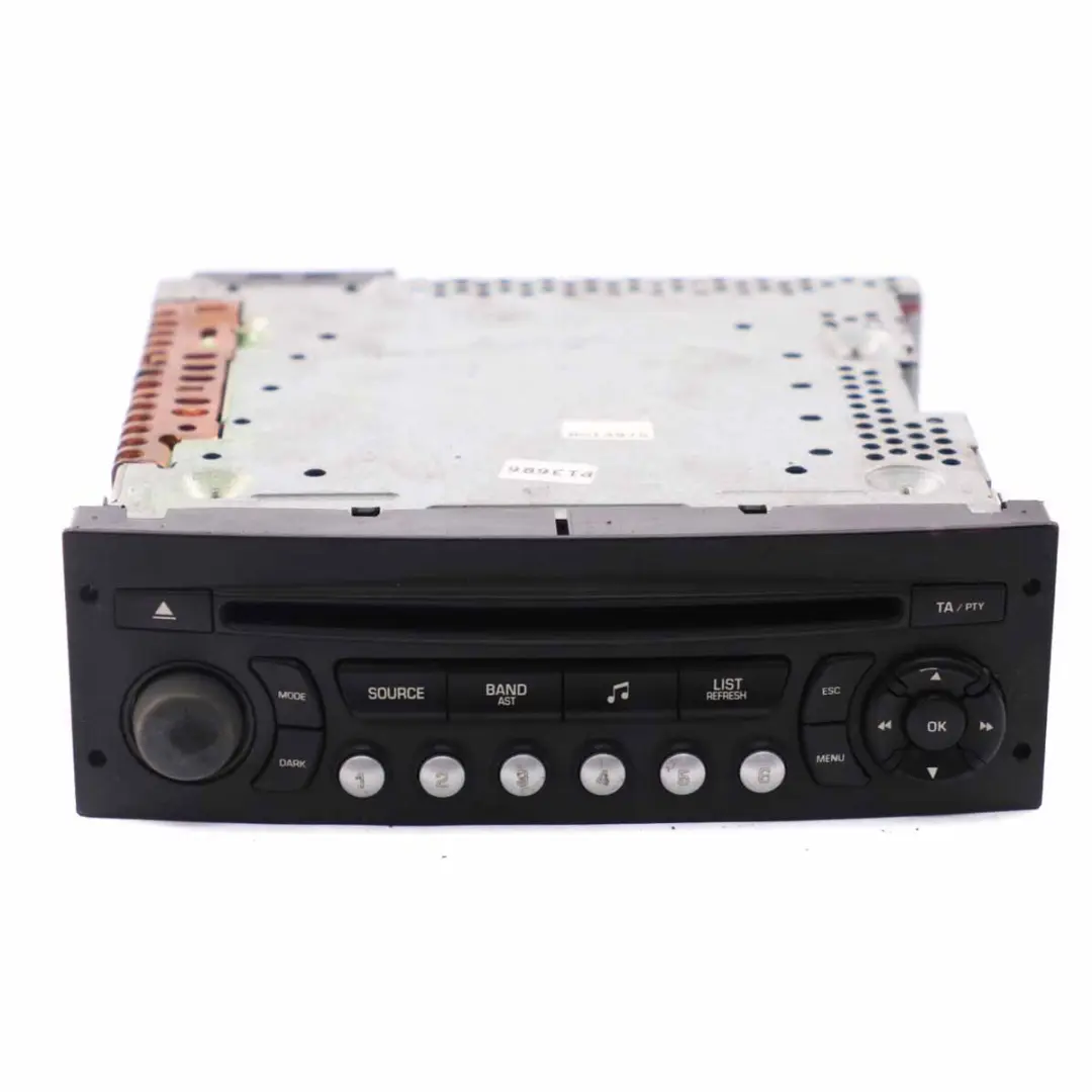 CD-Spieler Radio Stereo Kopfeinheit für Peugeot 207 mit Teilenummer 96643697XT00 Peugeot 207 CD-Spieler Radio Stereo Kopfeinheit - SKU 96643697XT00 - Teilenummer 96643697XT00