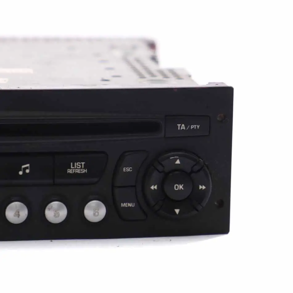 Radio Odtwarzacz CD do Peugeot 207 o numerze 96643697XT00 Peugeot 207 Radio Odtwarzacz CD - SKU 96643697XT00 - Numer Części 96643697XT00