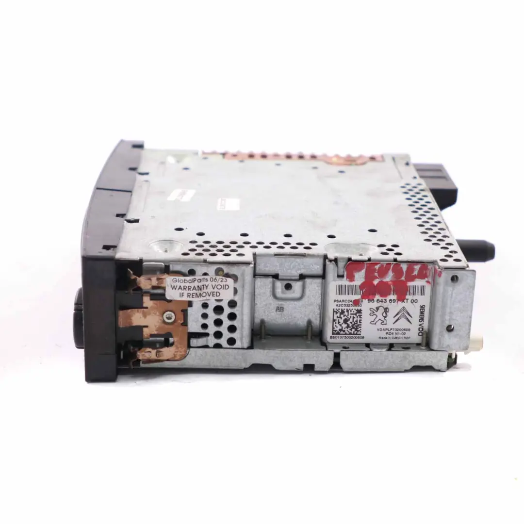 Peugeot 207 Radio Odtwarzacz CD - SKU 96643697XT00 - Numer Części 96643697XT00