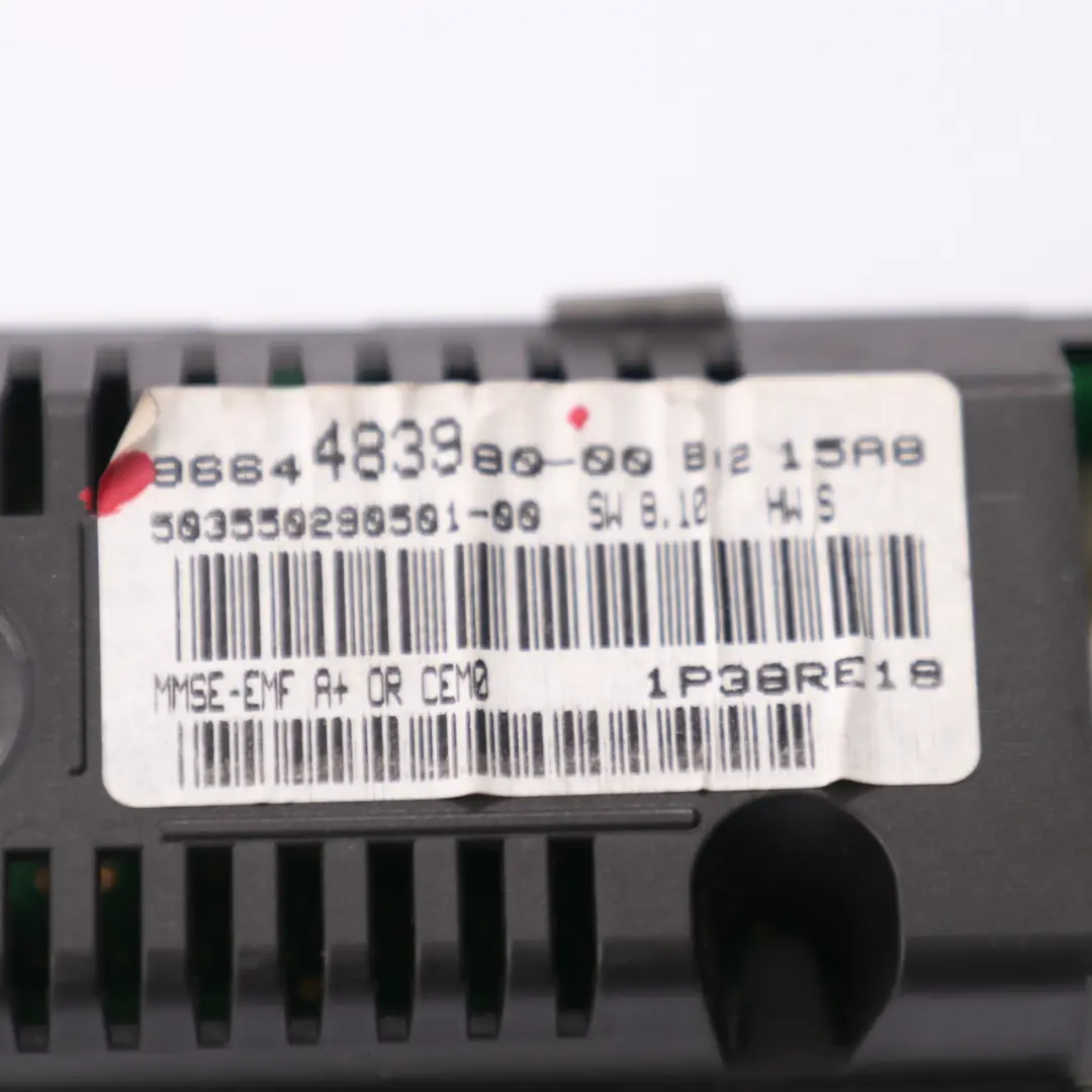 Display Screen Dashboard Multifunction Monitor Unit to Peugeot 207 with Part number 966448398000 Peugeot 207 Display Screen Dashboard Multifunction Monitor Unit - SKU 9.66448E+11 - Part number 966448398000