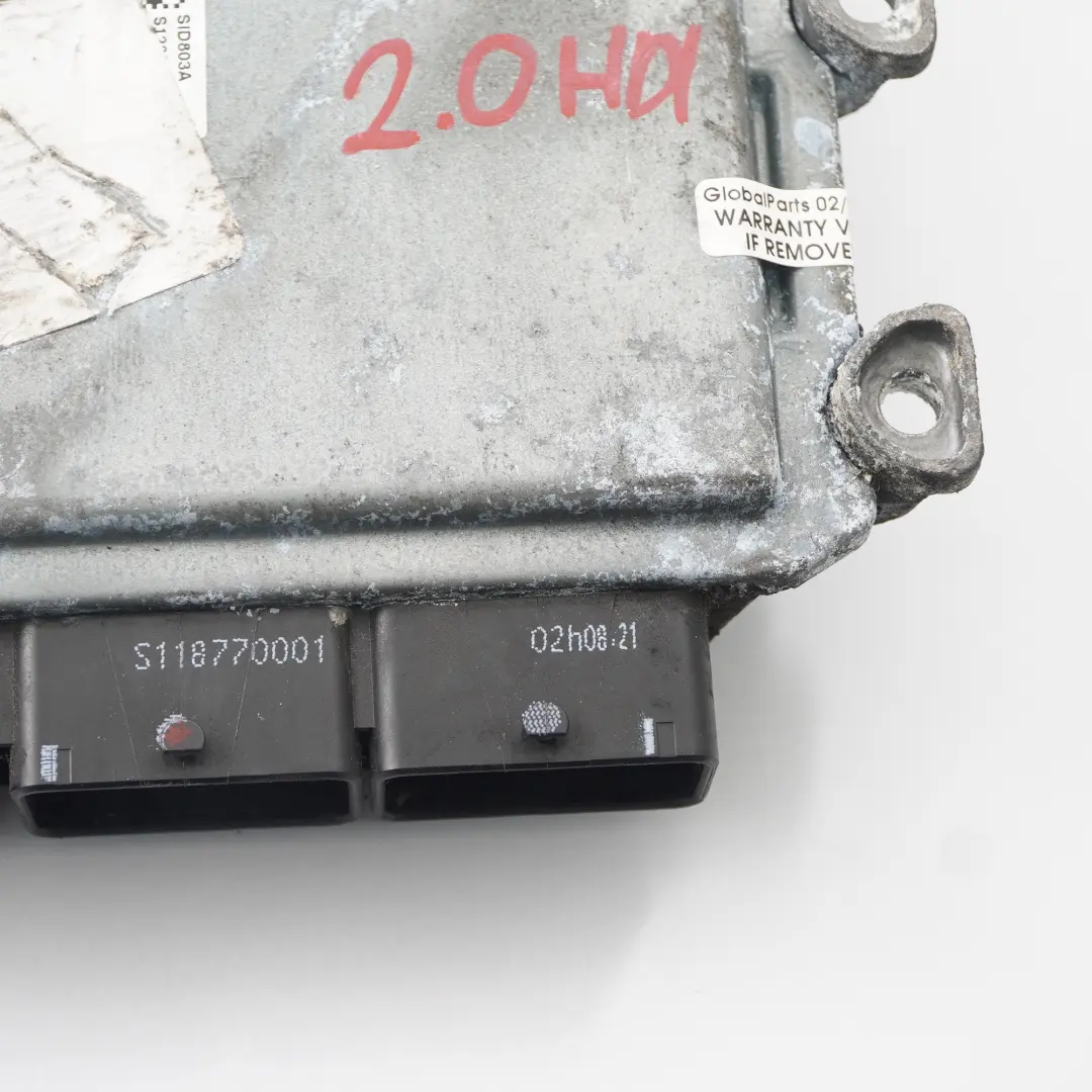 Peugeot Expert Citroen Jumpy 2.0 HDI 120HP Motor einheit ECU Handbuch - SKU 9664611380 - Teilenummer 9664611380