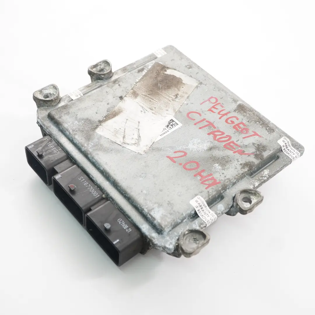 Peugeot Expert Citroen Jumpy 2.0 HDI 120HP Motor einheit ECU Handbuch - SKU 9664611380 - Teilenummer 9664611380