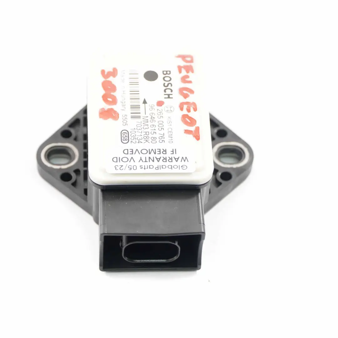 Sensor guiñada ESP rotación Unidad control aceleración para Peugeot 3008 con número de pieza 9664661580 Peugeot 3008 Sensor guiñada ESP rotación Unidad control aceleración - SKU 9664661580 - Número de pieza 9664661580