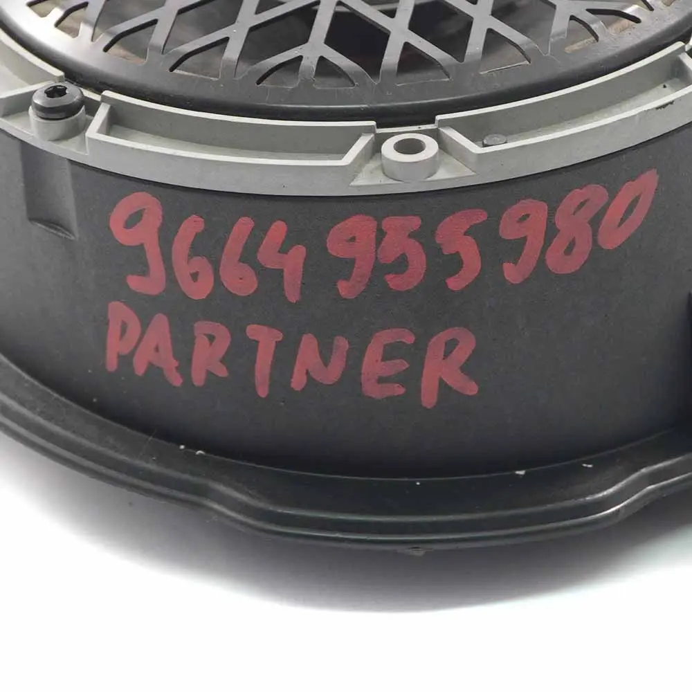 Peugeot Partner Haut parleur Porte Avant Arrière Gauche Droite - SKU 9664955980 - Numéro de pièce 9664955980