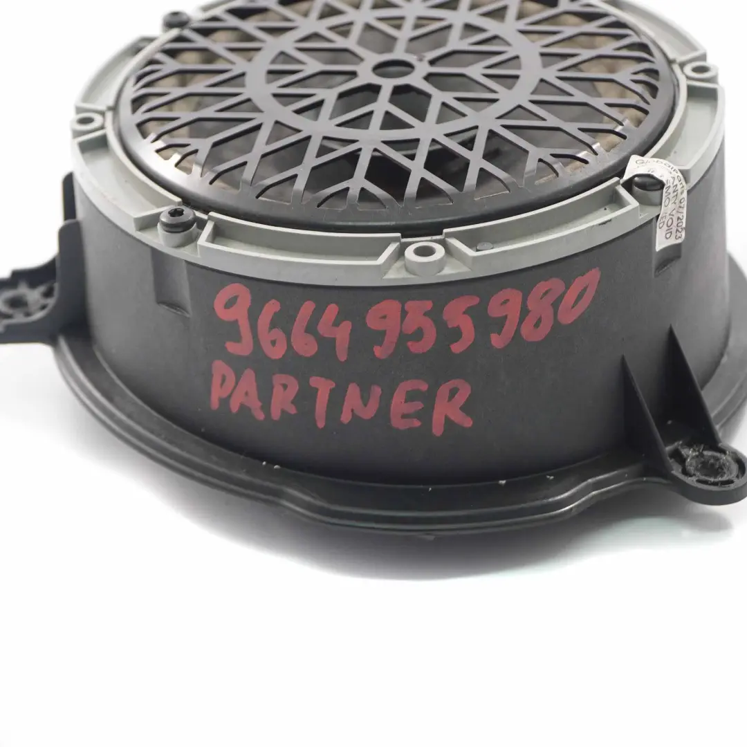 Peugeot Partner Puerta Altavoz Delantero Trasero Izquierdo Derecho - SKU 9664955980 - Número de pieza 9664955980