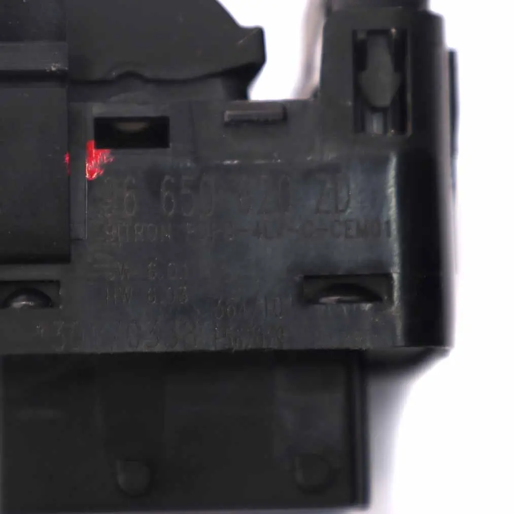 Window Lifter Switch Driver's Side Mirror Control Unit to Peugeot 3008 with Part number 96650620ZD Peugeot 3008 Window Lifter Switch Driver's Side Mirror Control Unit - SKU 96650620ZD - Part number 96650620ZD