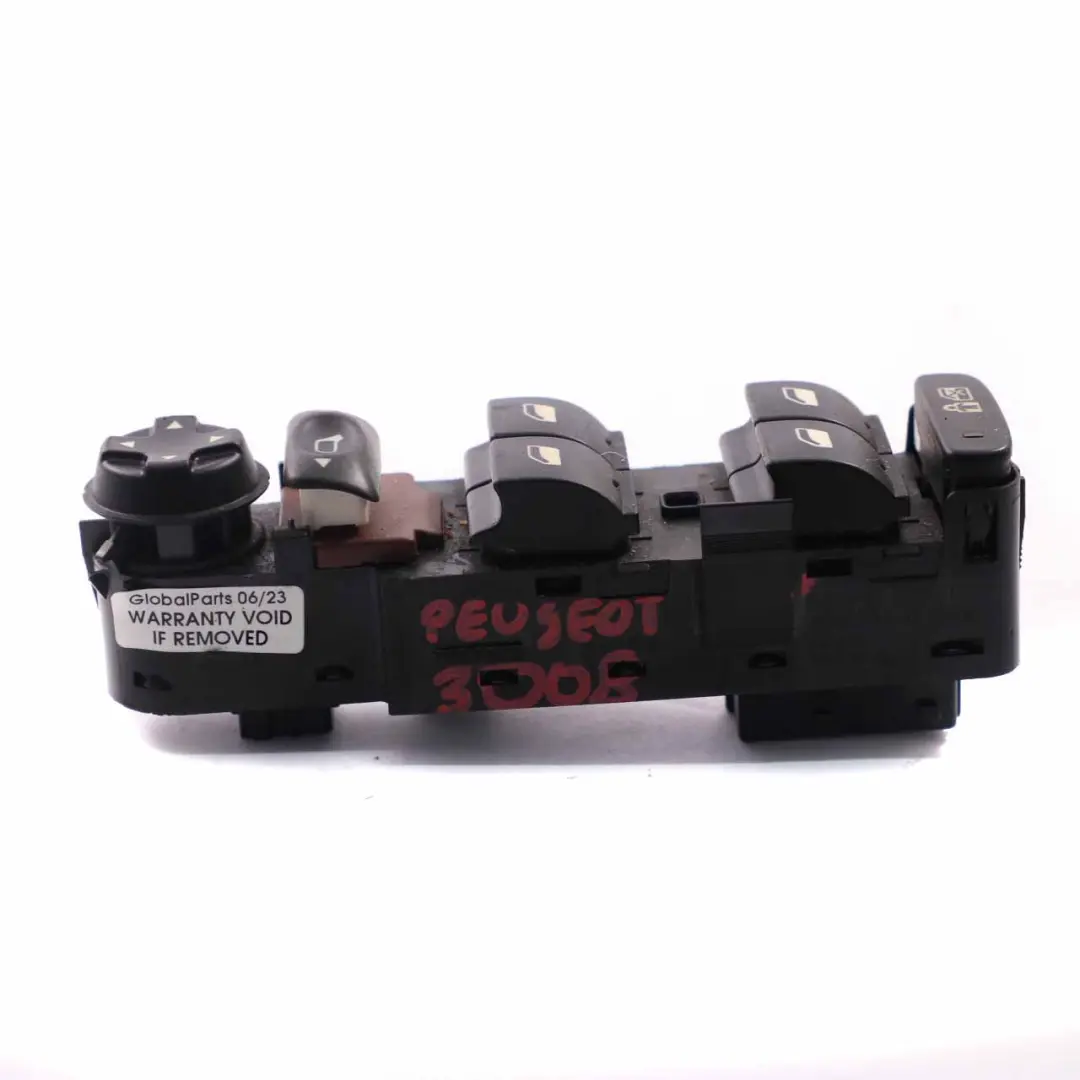 Interruttore alzacristalli controllo specchio lato guida per Peugeot 3008 con numero di parte 96650620ZD Peugeot 3008 Interruttore alzacristalli controllo specchio lato guida - SKU 96650620ZD - Numero di parte 96650620ZD