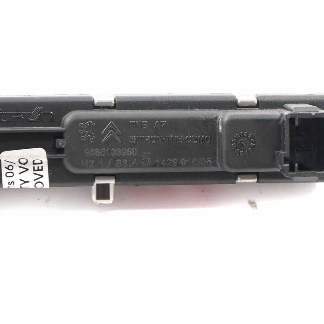 Peugeot 207 Seat Belt Warning Light Display Screen Dashboard - SKU 9665103980 - Part number 9665103980