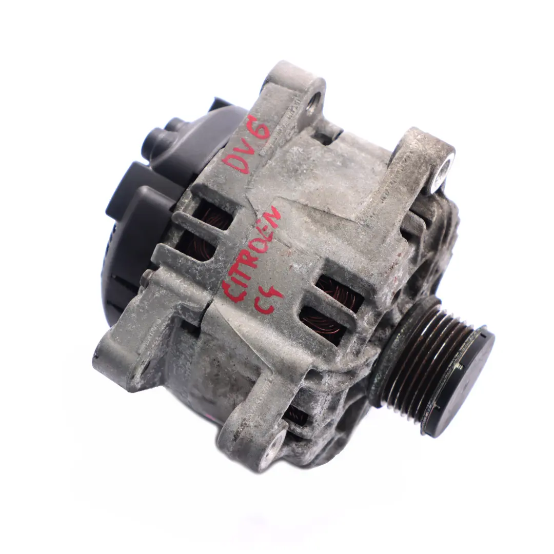 Citroen C3 C4 1.6 HDI Diesel Engine Alternator Generator to Peugeot 308 with Part number 9665617780 Peugeot 308 Citroen C3 C4 1.6 HDI Diesel Engine Alternator Generator - SKU 9665617780 - Part number 9665617780