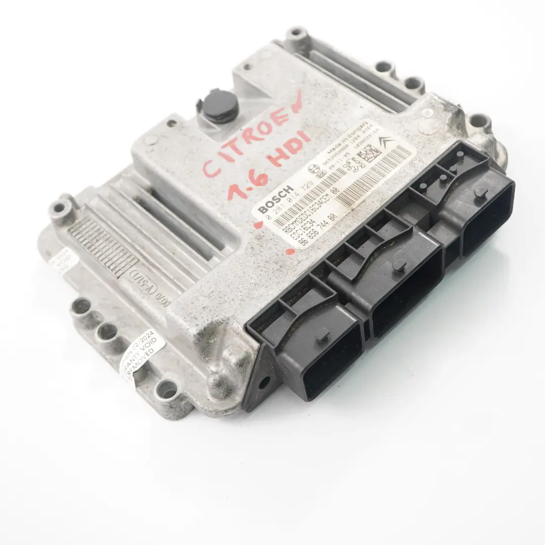 Citroen C4 1.6 HDI Diesel Engine Control Unit ECU Module EDC to with Part number 9665674480 Citroen C4 1.6 HDI Diesel Engine Control Unit ECU Module EDC - SKU 9665674480 - Part number 9665674480