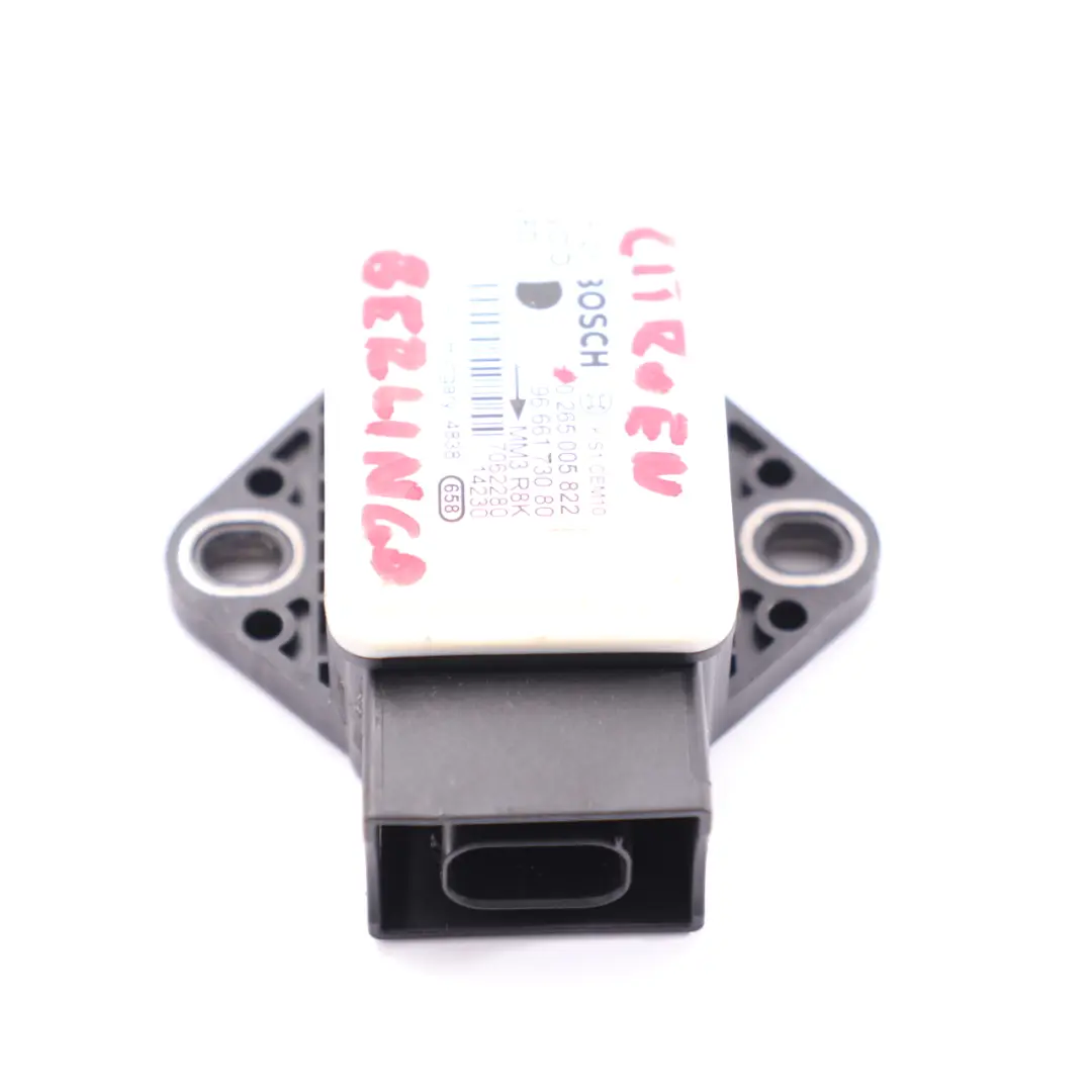 Citroen Berlingo Peugeot Partner Moduł Sensor ESP do o numerze 9666173080 Citroen Berlingo Peugeot Partner Moduł Sensor ESP - SKU 9666173080 - Numer Części 9666173080