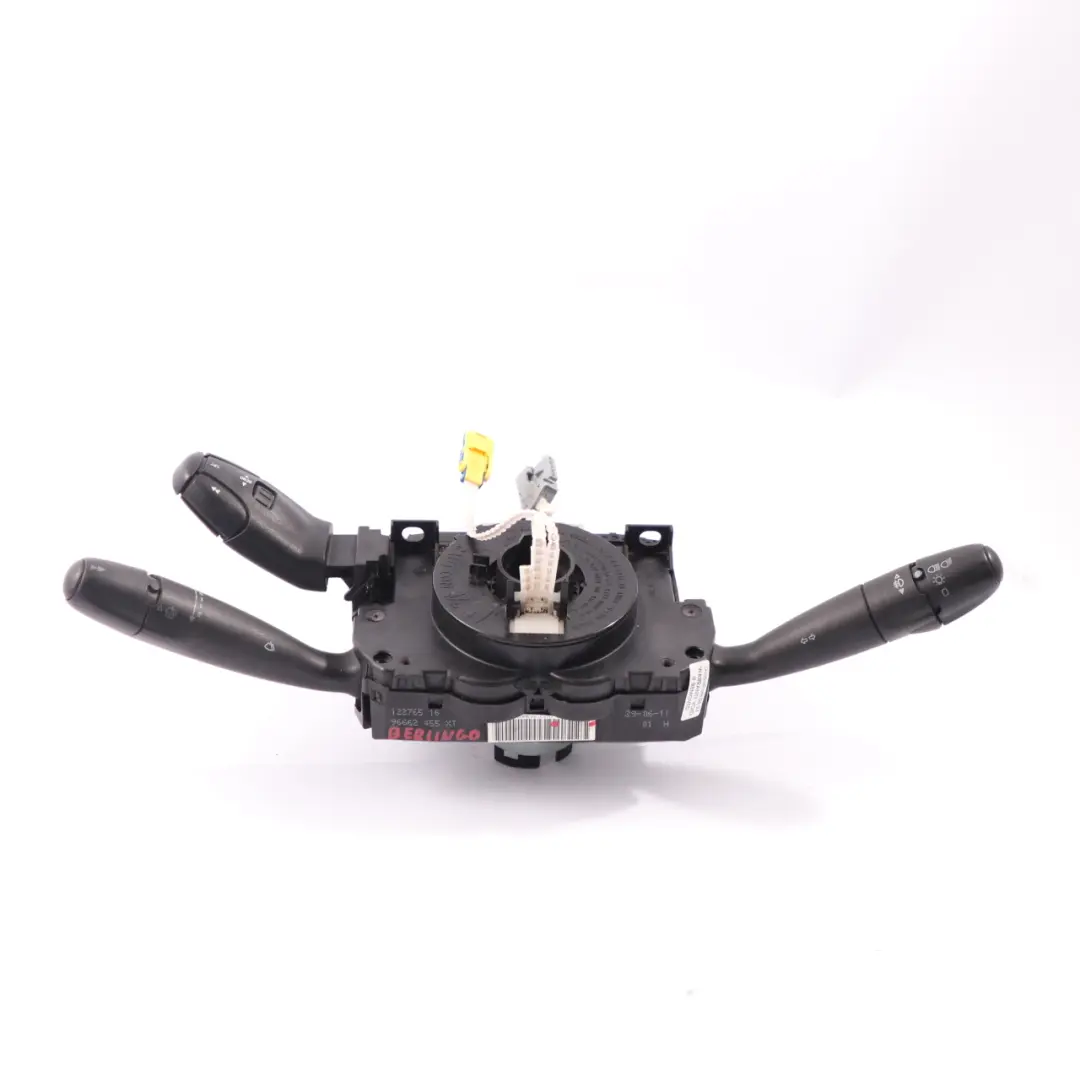 Citroen Berlingo Steering Column Switch Cluster Indicator Wiper Stalk to with Part number 96662455XT Citroen Berlingo Steering Column Switch Cluster Indicator Wiper Stalk - SKU 96662455XT - Part number 96662455XT
