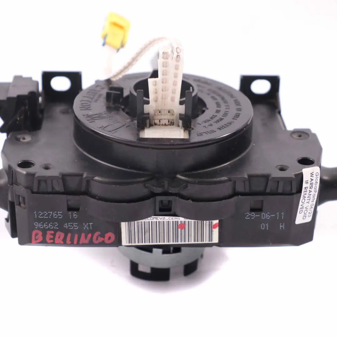  Citroen Berlingo Commutateur direction Cluster Indicateur glace Stalk - SKU 96662455XT - Numéro de pièce 96662455XT