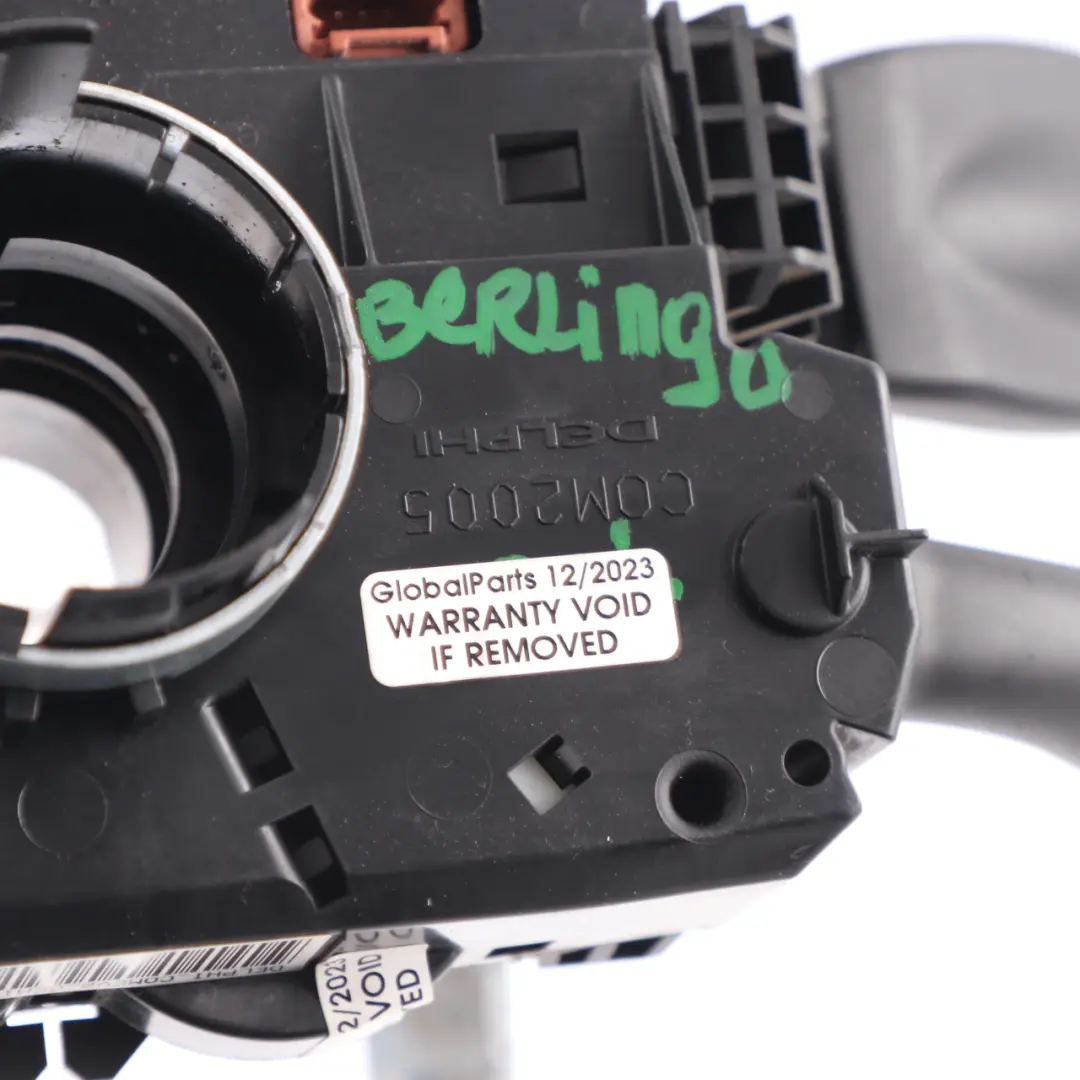  Citroen Berlingo Steering Column Cluster Switch Indicator Wipers - SKU 96662460XT - Part number 96662460XT