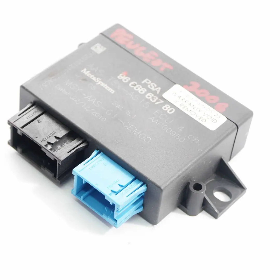 Peugeot 3008 PDC Module Parking Distance Control Unit ECU - SKU 9666663780 - Part number 9666663780