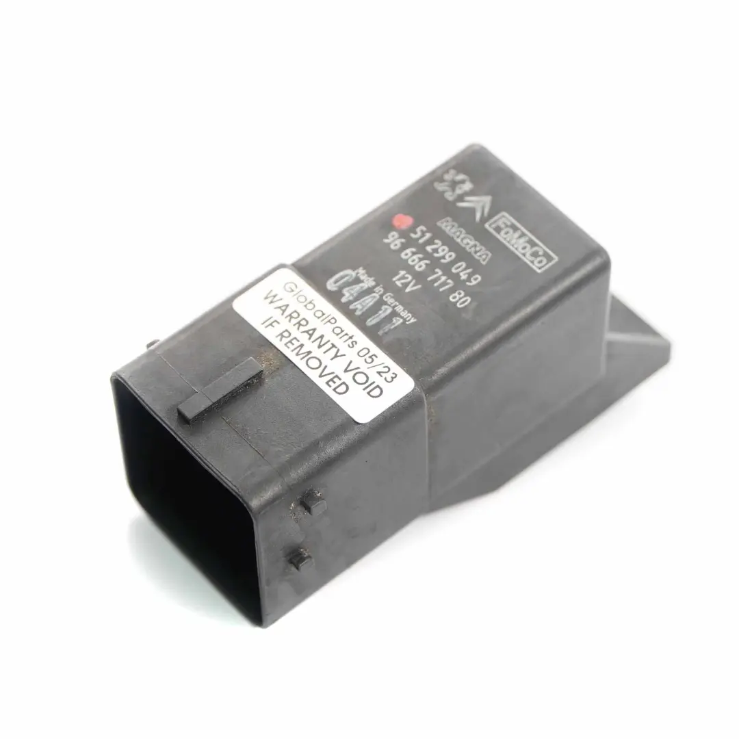 Citroen Ford Volvo Relay Glow Plug Module 8 Pins Unit Black to Peugeot with Part number 9666671780 Peugeot Citroen Ford Volvo Relay Glow Plug Module 8 Pins Unit Black - SKU 9666671780 - Part number 9666671780