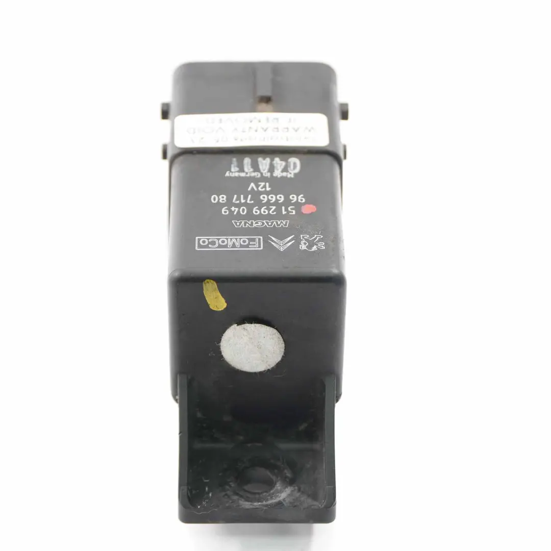 Peugeot Citroen Ford Volvo Relay Glow Plug Module 8 Pins Unit Black - SKU 9666671780 - Part number 9666671780