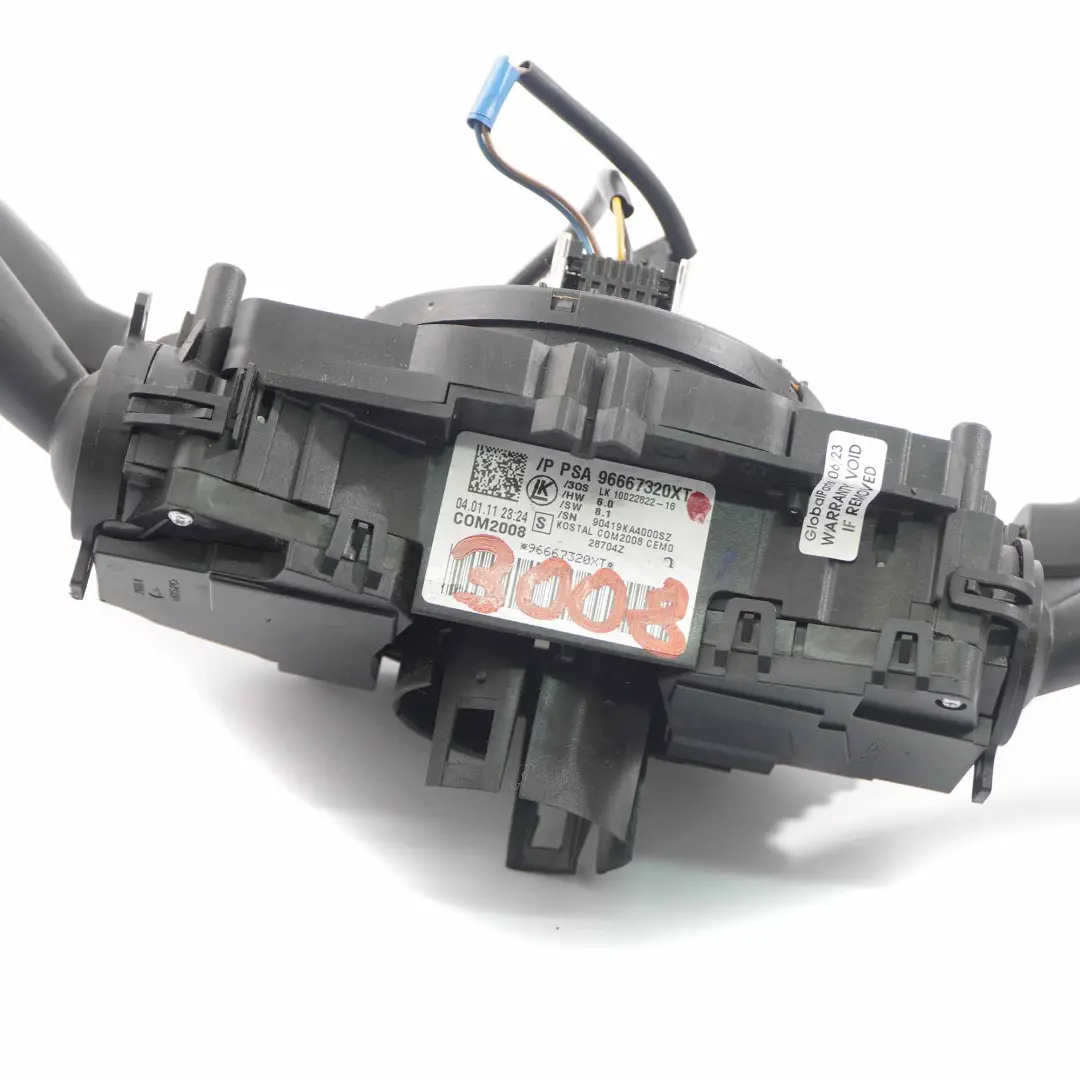 Interruttore del piantone dello sterzo per Peugeot 3008 con numero di parte 96667320XT Peugeot 3008 Interruttore del piantone dello sterzo - SKU 96667320XT - Numero di parte 96667320XT