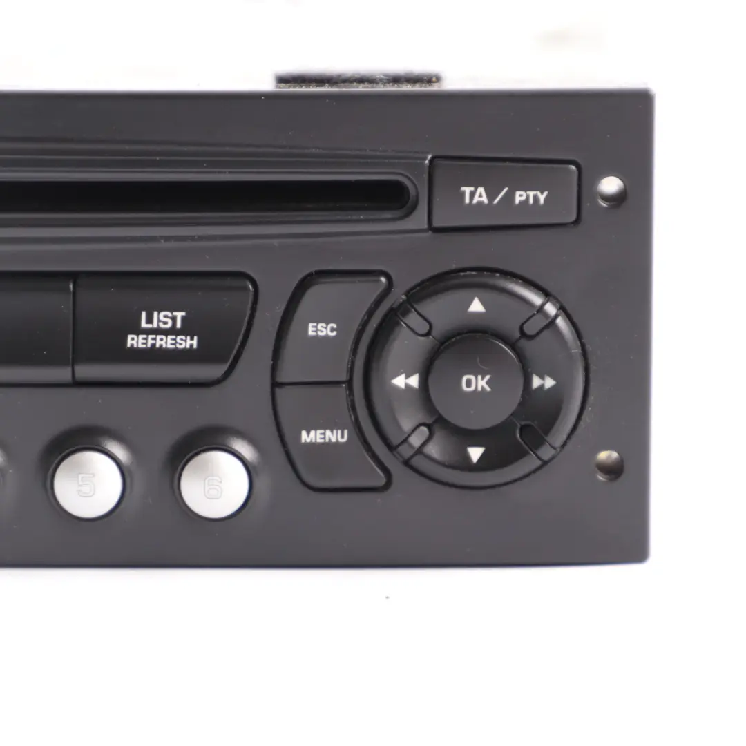 Radio CD Player Stereo Head Unit to Peugeot 3008 with Part number 9666967477 Peugeot 3008 Radio CD Player Stereo Head Unit - SKU 9666967477 - Part number 9666967477